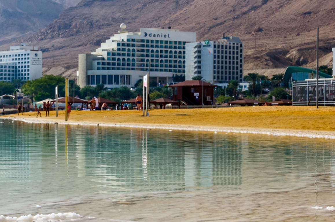 Flight for a fun day in Daniel Hotel, Ein Bokek, the Dead Sea.
