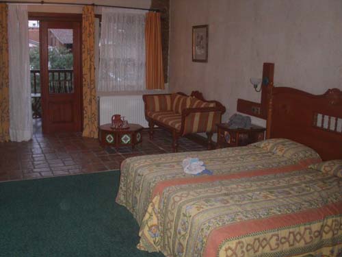 Mill Hotel room, in Kakopetria village, Trodos Mountains, Cyprus